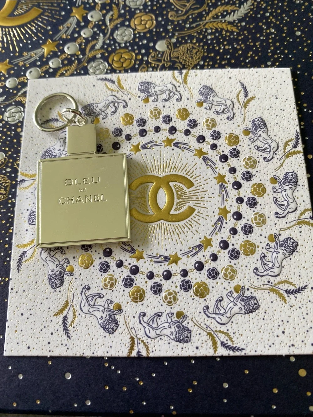 Chanel Limited Edition Bleu De Chanel Silver Charm